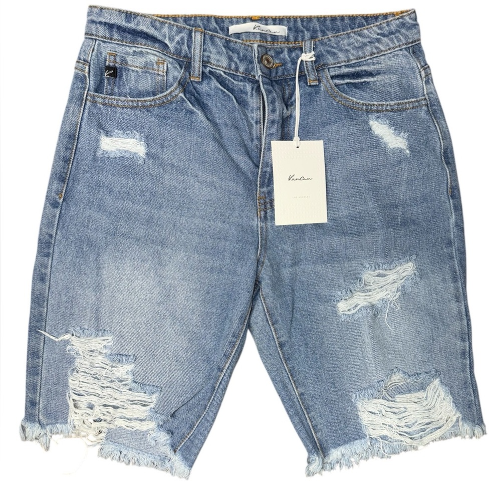 KanCan distressed “cutoff” Bermuda shorts women’s sz Medium KC5165 new nwt